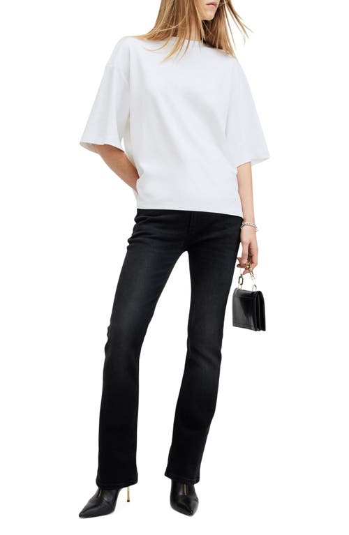 Allsaints Poster Boyfriend Cotton Graphic T-shirt In White