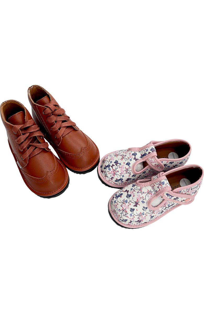 OZZNEK SHOES Kids' Moana Soles, Boots & Mary Janes Convertible Shoe Set, Main, color,