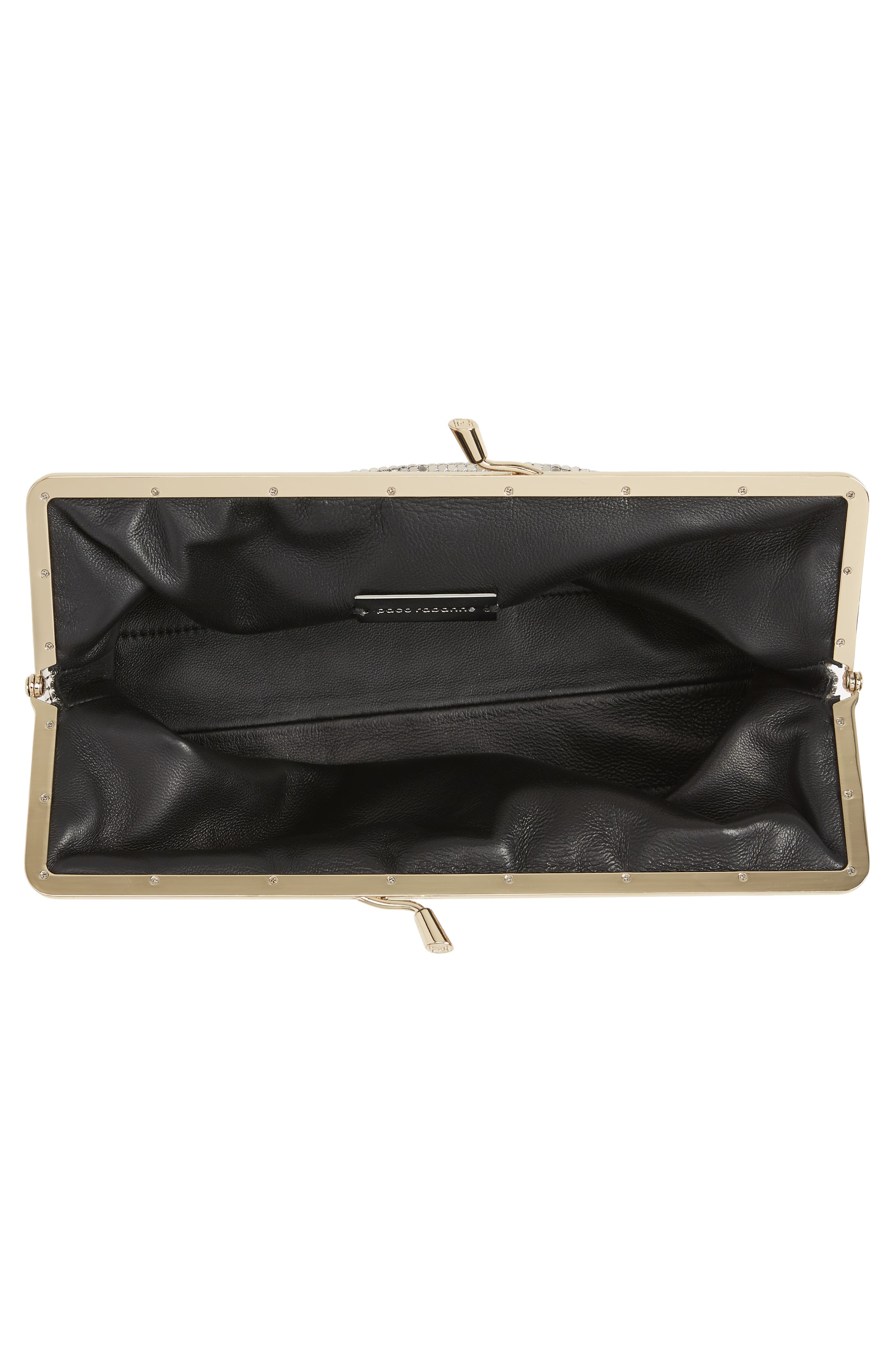 paco rabanne Pixel Mesh Clutch, Alternate, color, LIGHT GOLD / SILVER