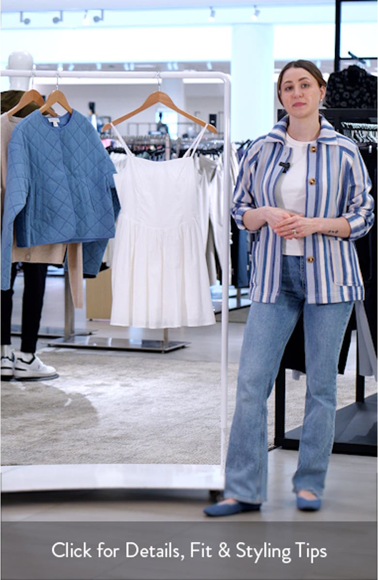 Coquette Princess Seam Minidress, sales video thumbnail