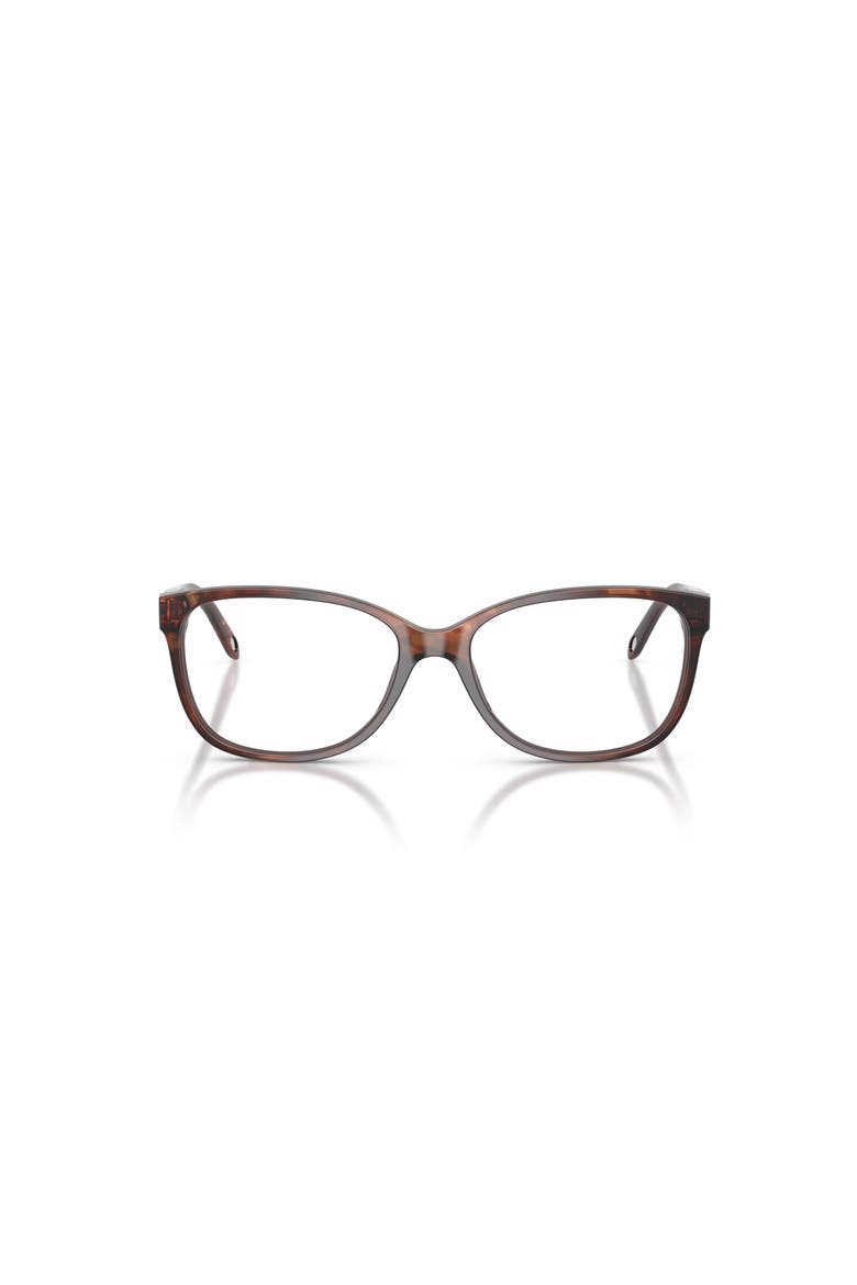 54mm Square optical glasses, Alternate, color, Brown
