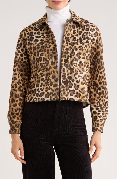 Crop Faux Suede Jacket