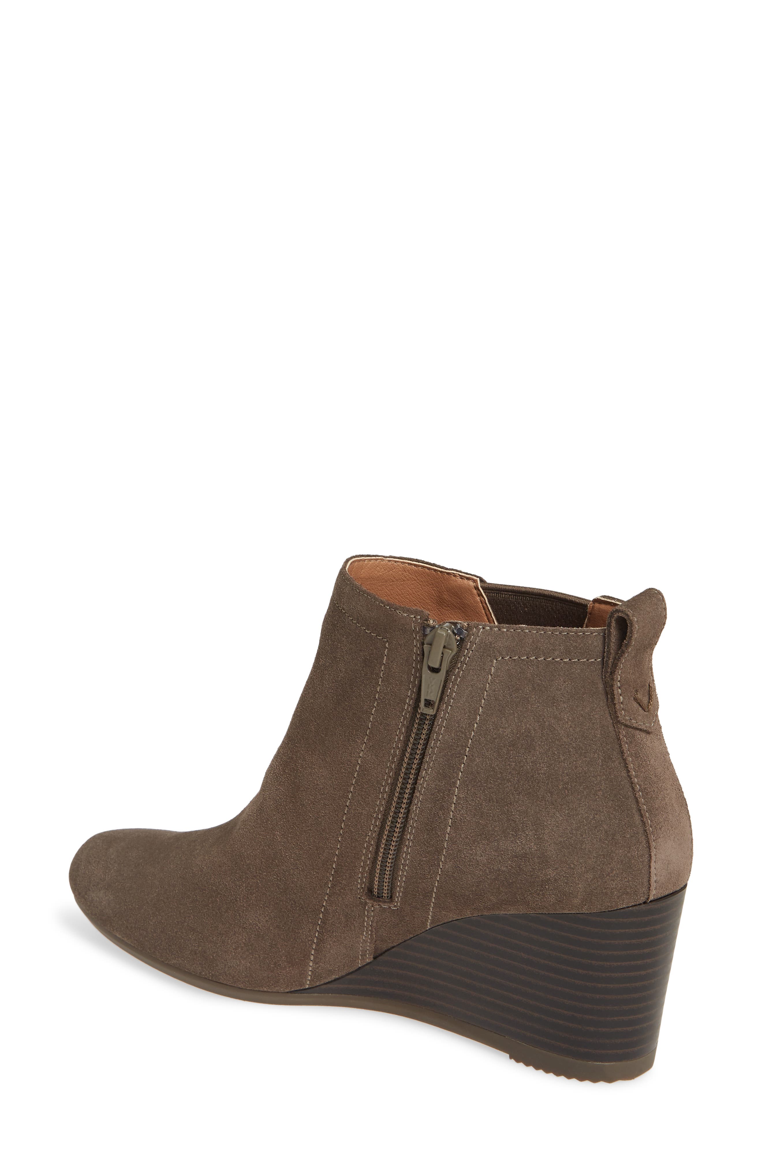 Paloma Wedge Bootie, Alternate, color, GREIGE SUEDE