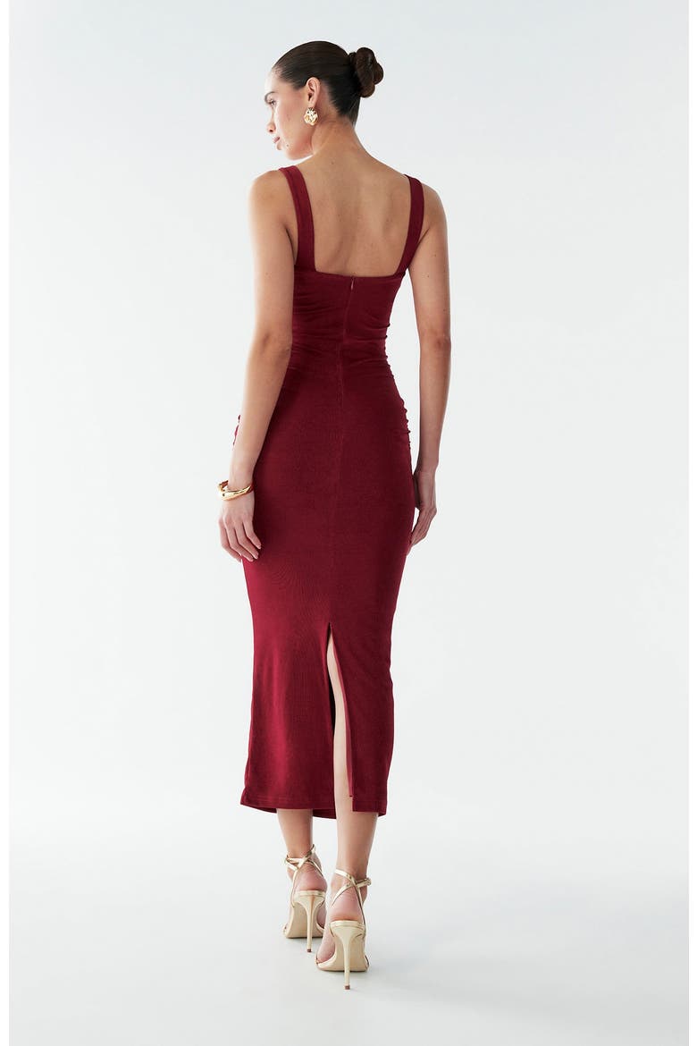Woods Dress, Alternate, color, Burgundy