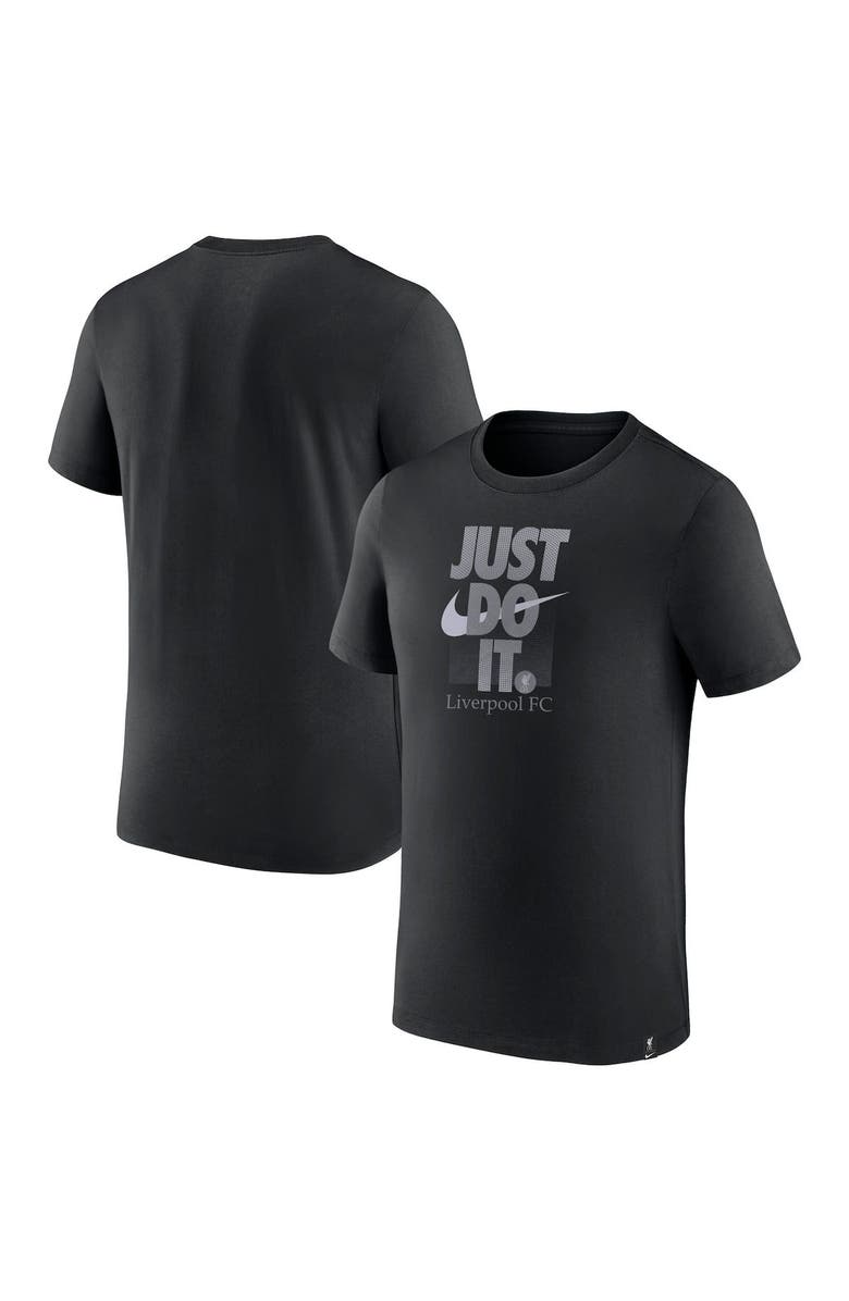 Nike Men's Nike Black Liverpool Just Do It T-Shirt, Main, color,