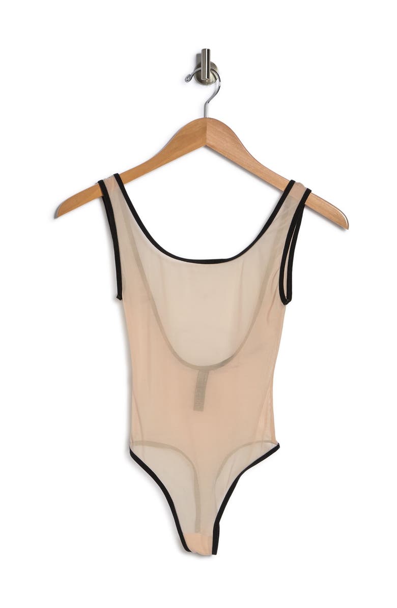REAL UNDERWEAR Fusion Borderline Mesh Bodysuit, Main, color,