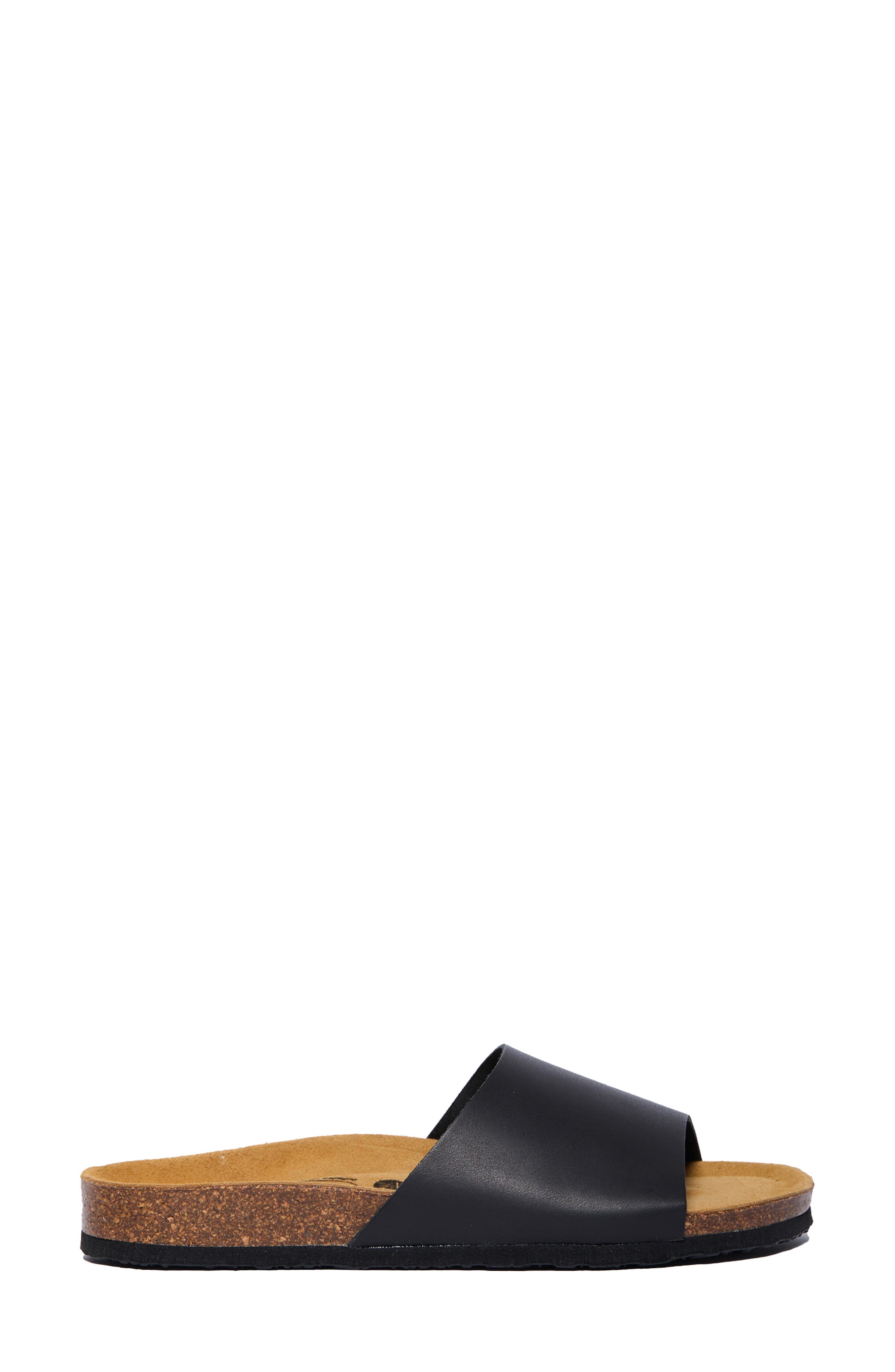 Bala Slide Sandal, Alternate, color, VAQUETILLA BLACK