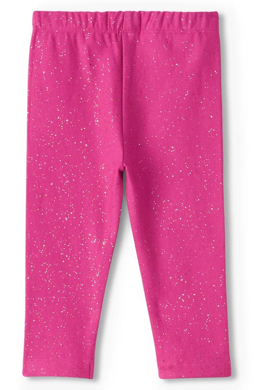 Hatley Cozy Glitter Leggings In Pink
