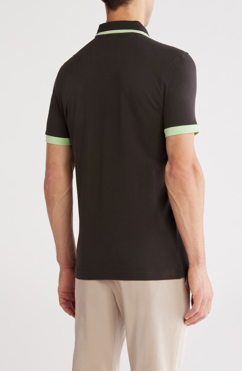 BOSS Paddy 1 Cotton Polo, Alternate, color, Charcoal