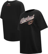 PRO STANDARD Women's Pro Standard Black Cleveland Cavaliers Script Boyfriend T-Shirt