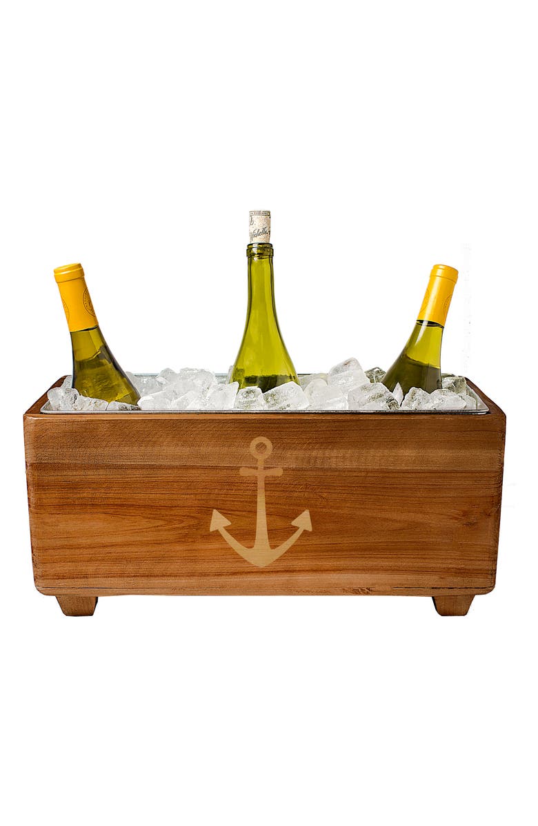 Cathy's Concepts Wooden Wine Trough, Main, color,
