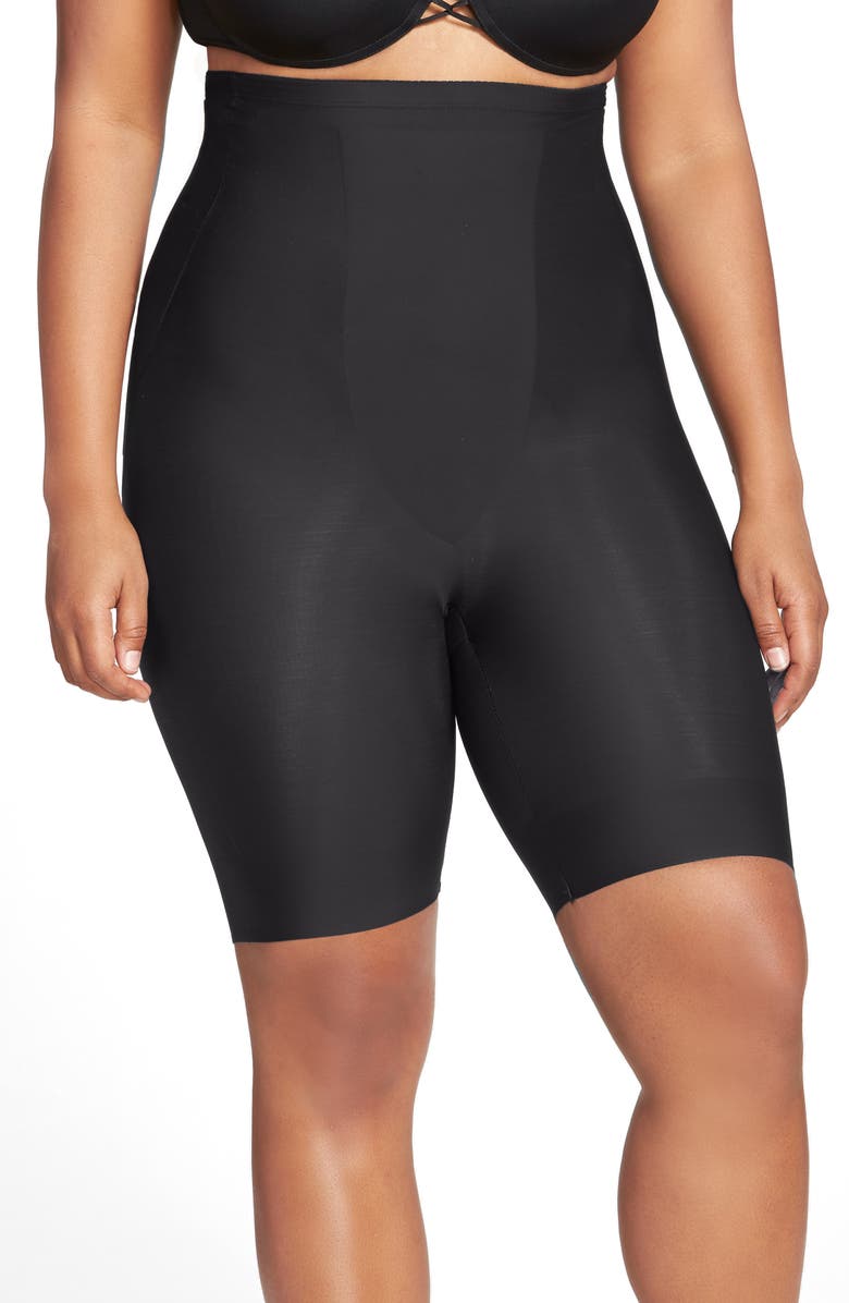 TC High Waist Thigh Slimmer, Alternate, color, Black