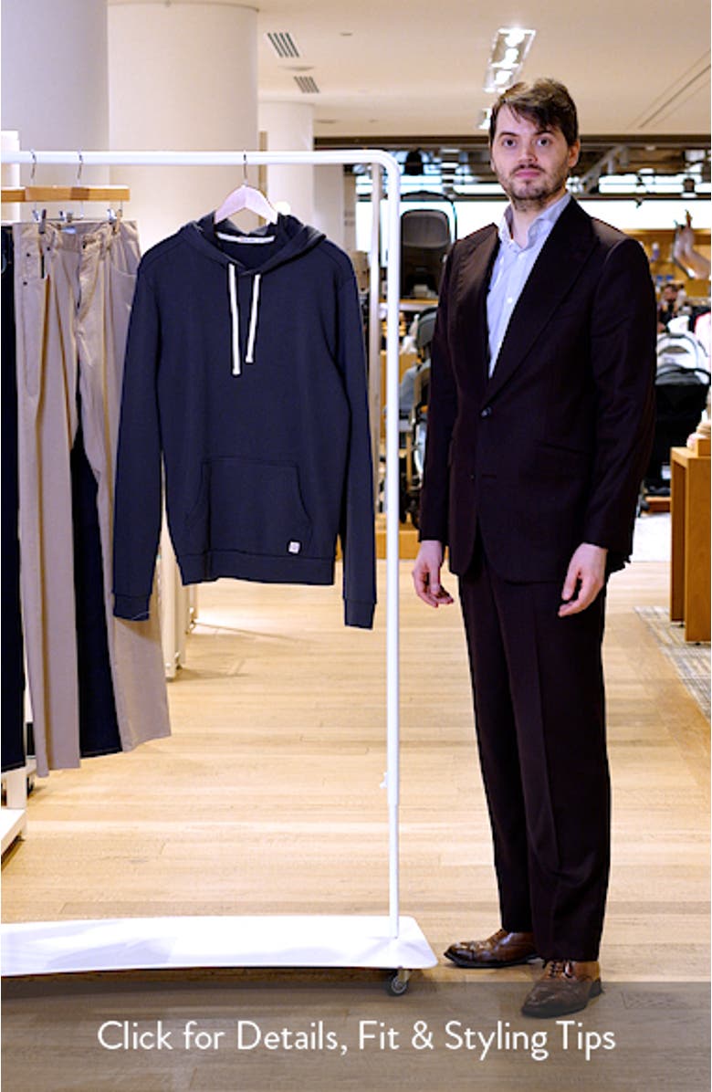 Cotton Blend French Terry Pullover Hoodie, sales video thumbnail