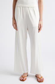 TOTEME Organic Cotton & Silk Pajama Pants