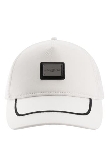 Karl Lagerfeld Paris Plaque Patch Mesh Baseball Cap