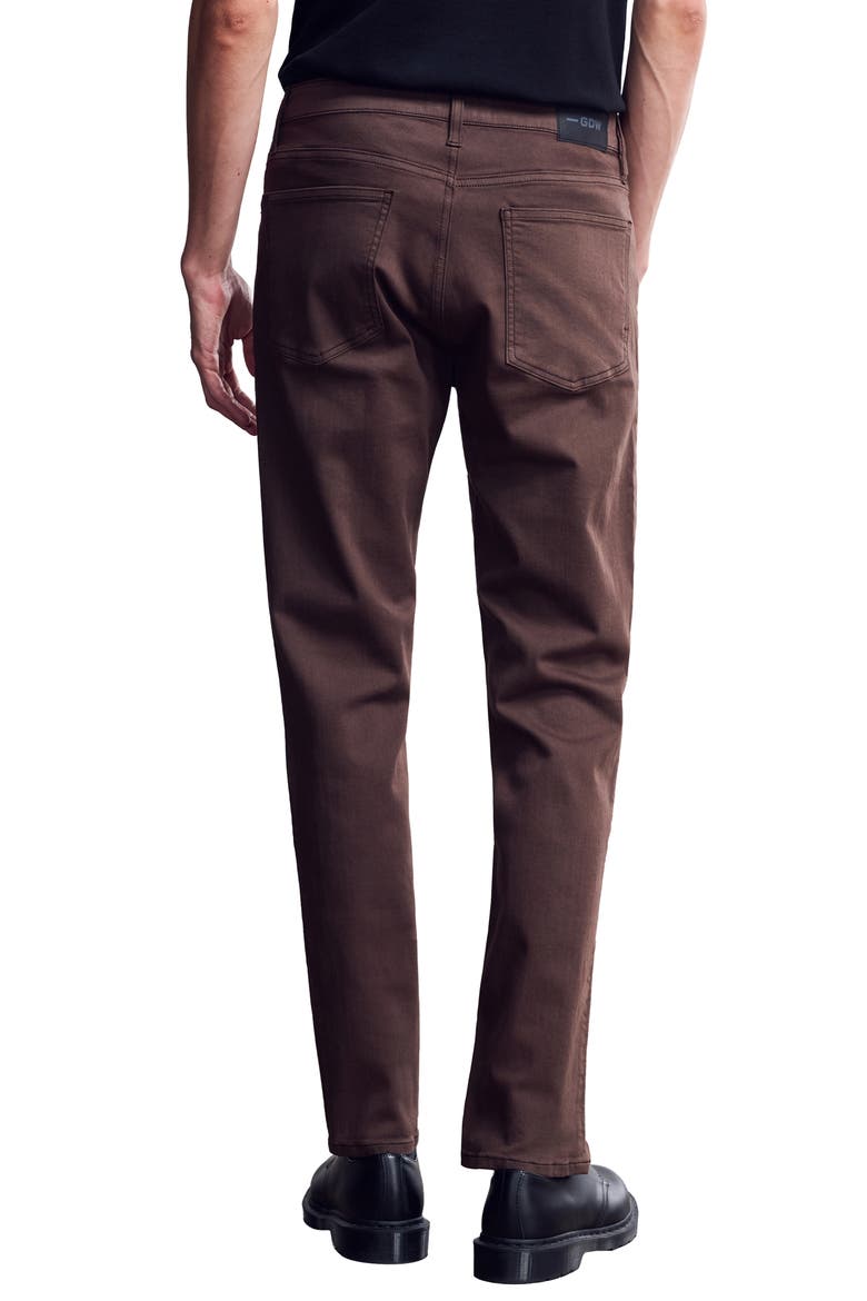 Route Athletic Fit Tapered Leg Jeans, Alternate, color, COFFEE BEAN DENIM