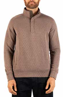 Quilted Snap Pullover