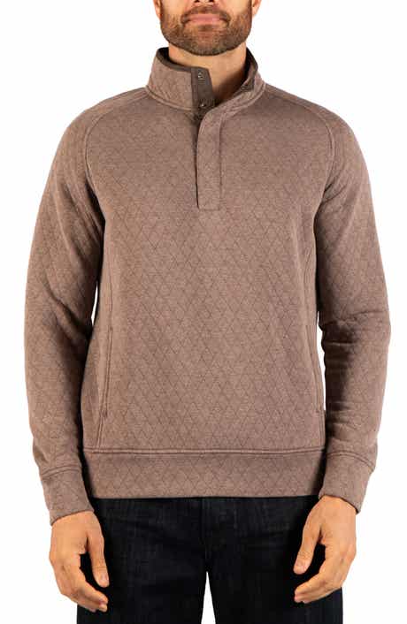 Quilted Snap Pullover