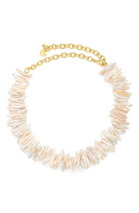 Aliza Freshwater Pearl Choker Necklace