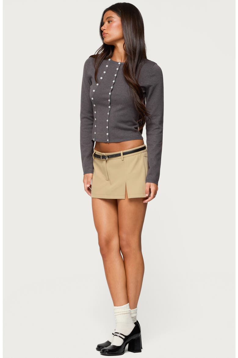 Hestia Double Breasted Cardigan, Alternate, color, DARK-GRAY