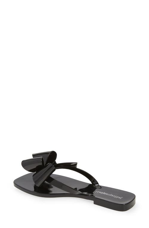 Jeffrey Campbell Sugary Flip Flop In Black