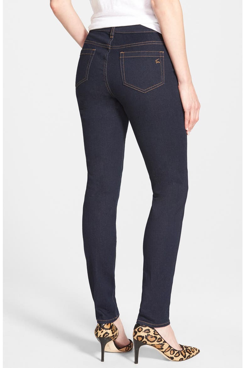 Five-Pocket Stretch Skinny Jeans, Alternate, color, MIDNITE DENIM