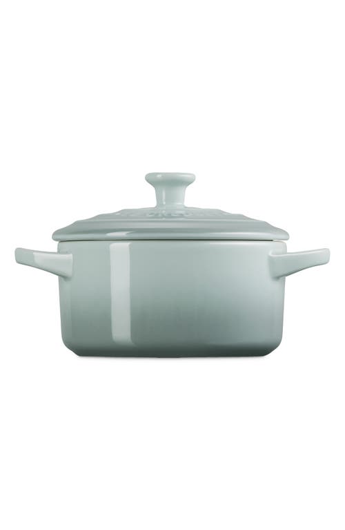 Le Creuset 24-ounce Mini Stoneware Cocotte In Sea Salt