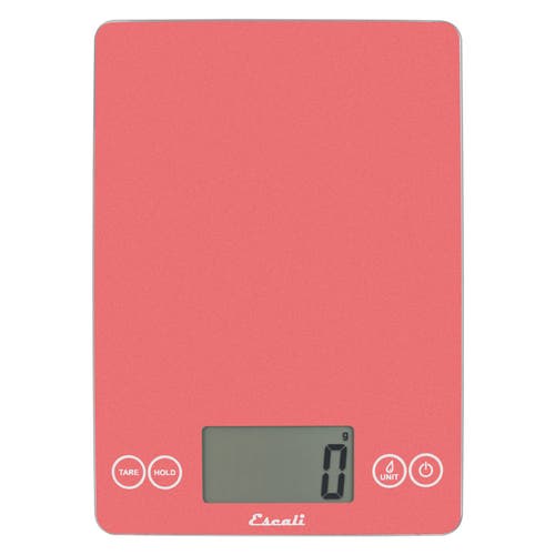 Escali Arti Glass Digital Scale In Pink