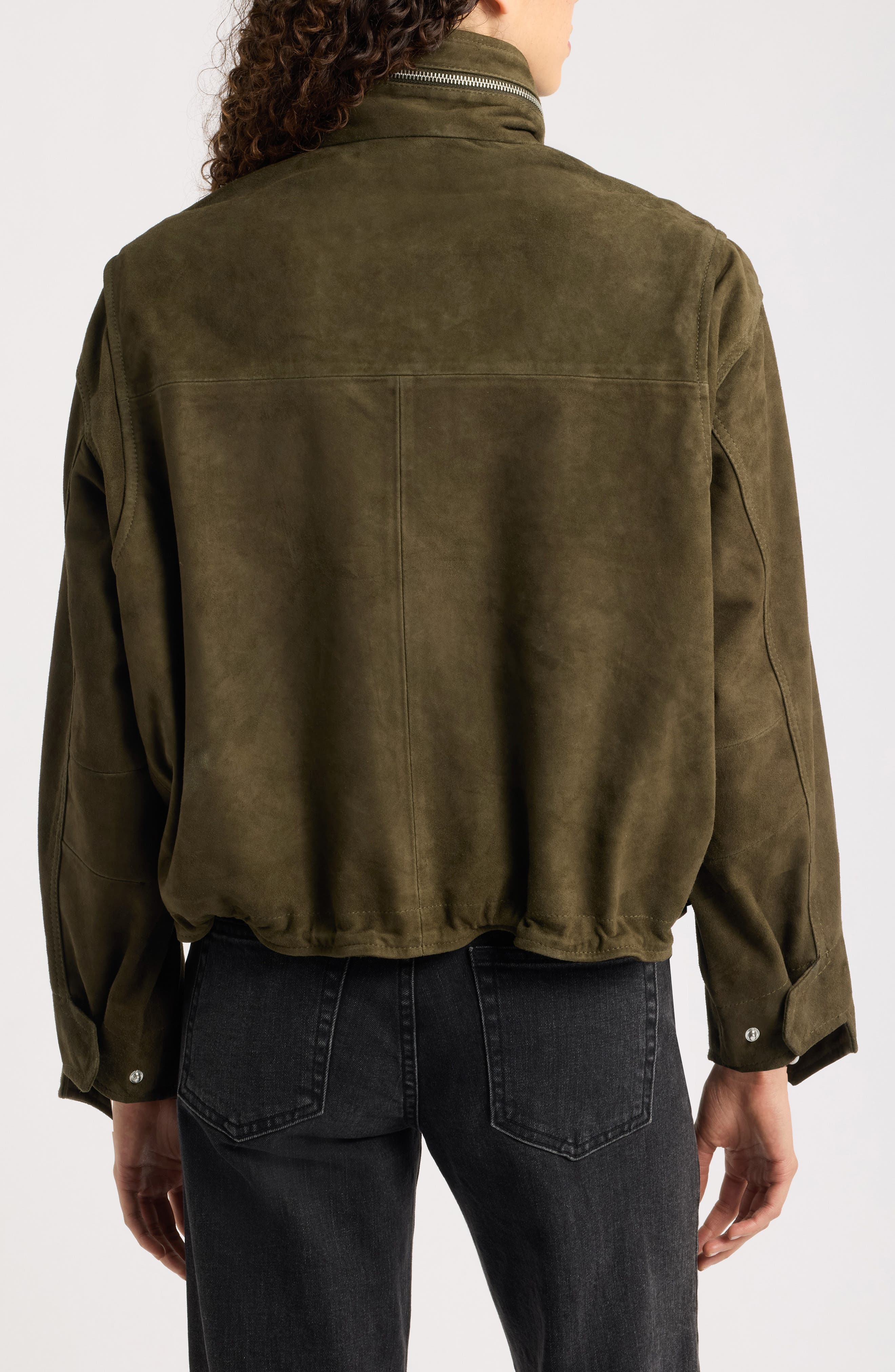 Женские куртки AllSaints Clay Suede Jacket — фото 2