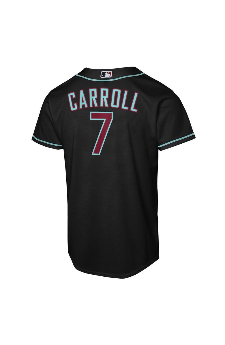 Nike Youth Nike Corbin Carroll Black Arizona Diamondbacks Alternate Replica Jersey, Alternate, color, Black