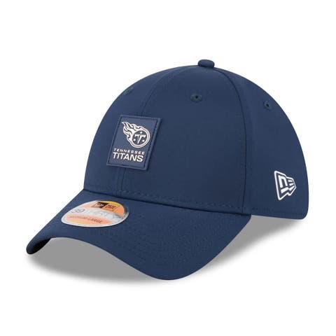 Men's New Era Navy Tennessee Titans 2025 Sideline 39THIRTY Flex Hat