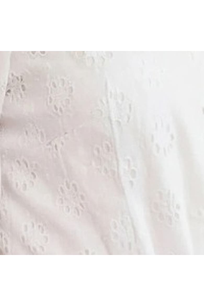 Romilly Cotton Long Sleeve Shirt Dress, Alternate, color, Optic White