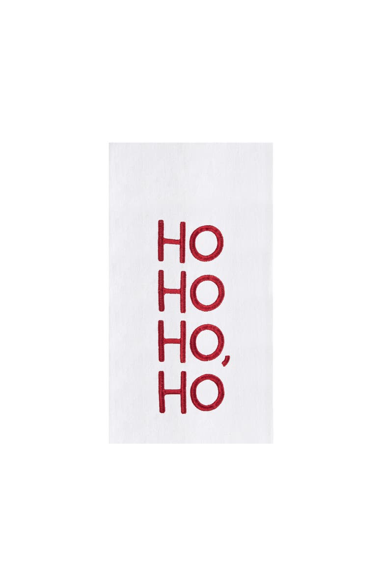 C&F Home HO HO HO Towel, Main, color, Red