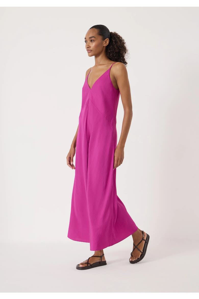 Air Flow Seam Detail Maxi Slip Dress, Main, color, Orchid Pink