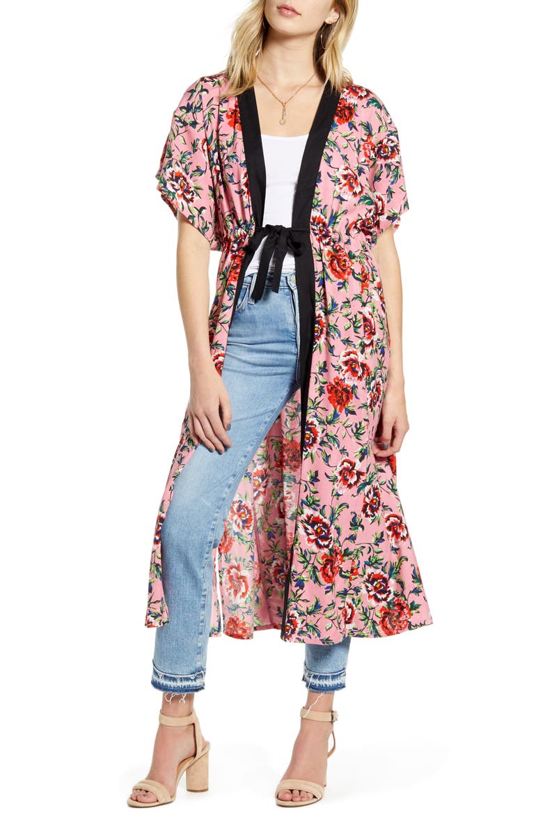 NFC Summer Rose Duster, Main, color, SUMMER ROSE PRINT
