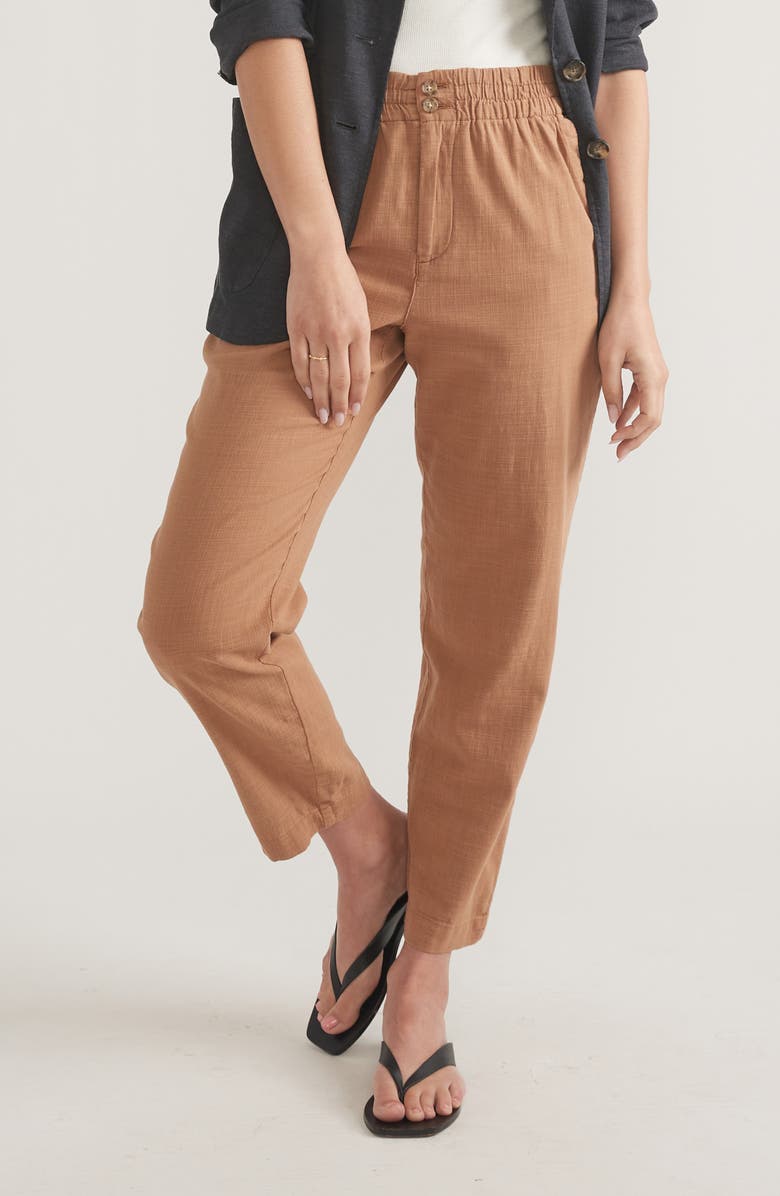 Marine Layer Elle Relaxed Crop Pants, Main, color, 