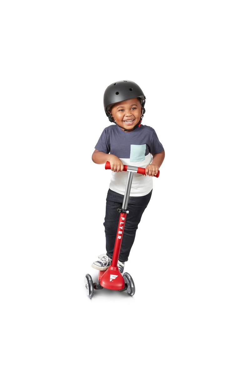 Radio Flyer Flyer Glider Jr. Scooter with Light Up Wheels, Alternate, color, Blue