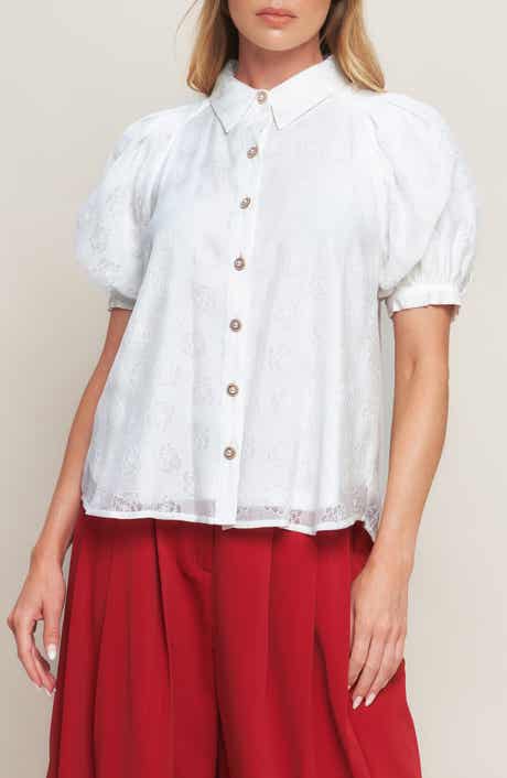 FLYING TOMATO Button Front Top