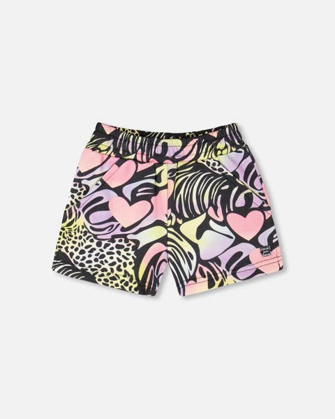 French Terry Elastic Waist Shorts (Toddler, Little Kid & Big Kid)