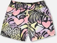 Deux par Deux French Terry Elastic Waist Shorts