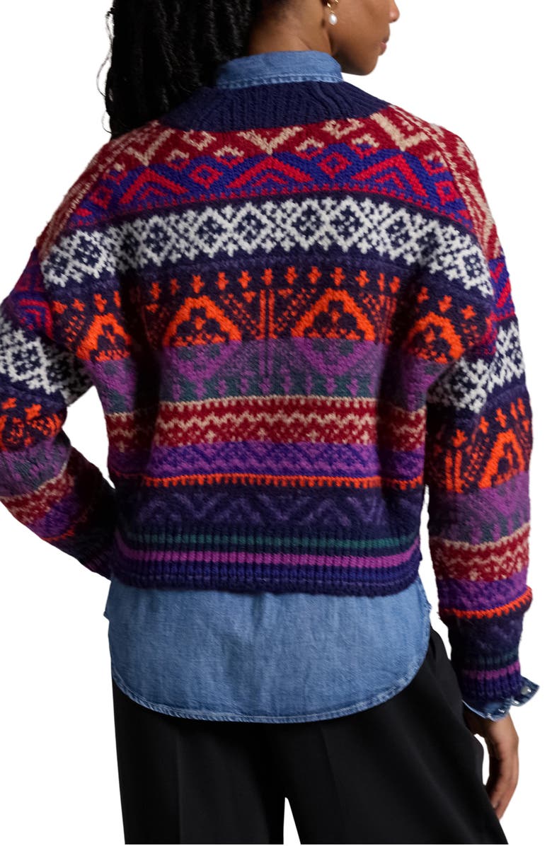 Polo Ralph Lauren Fair Isle Wool Blend Sweater, Alternate, color, 