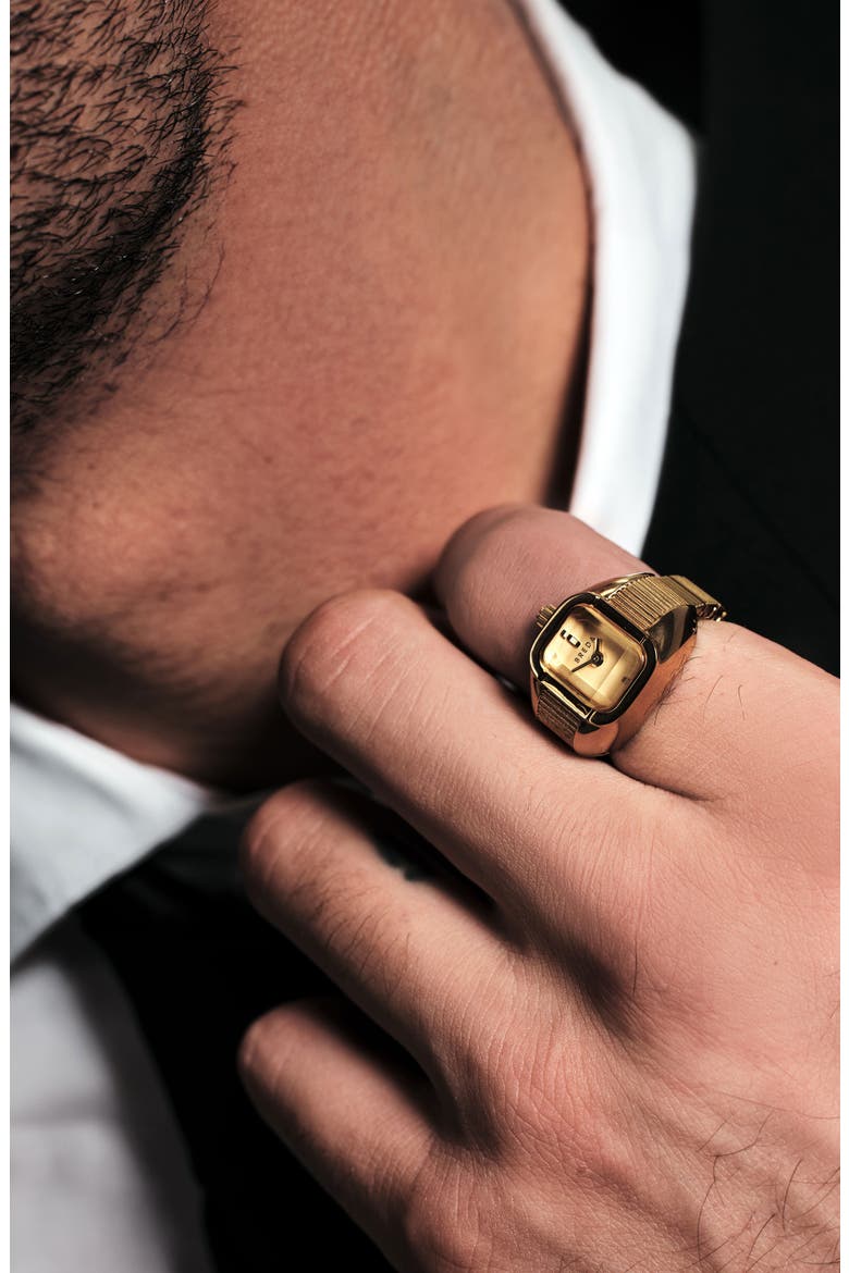 Nocturne Time Ring, 16mm, Alternate, color, DEEP GOLD/AMBER
