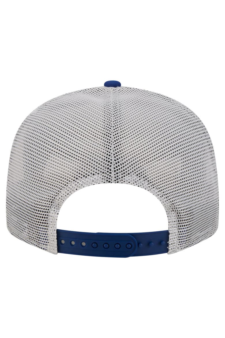 Men's New Era  Royal New York Giants Core Team 9FIFTY Trucker Snapback Hat, Alternate, color, Royal