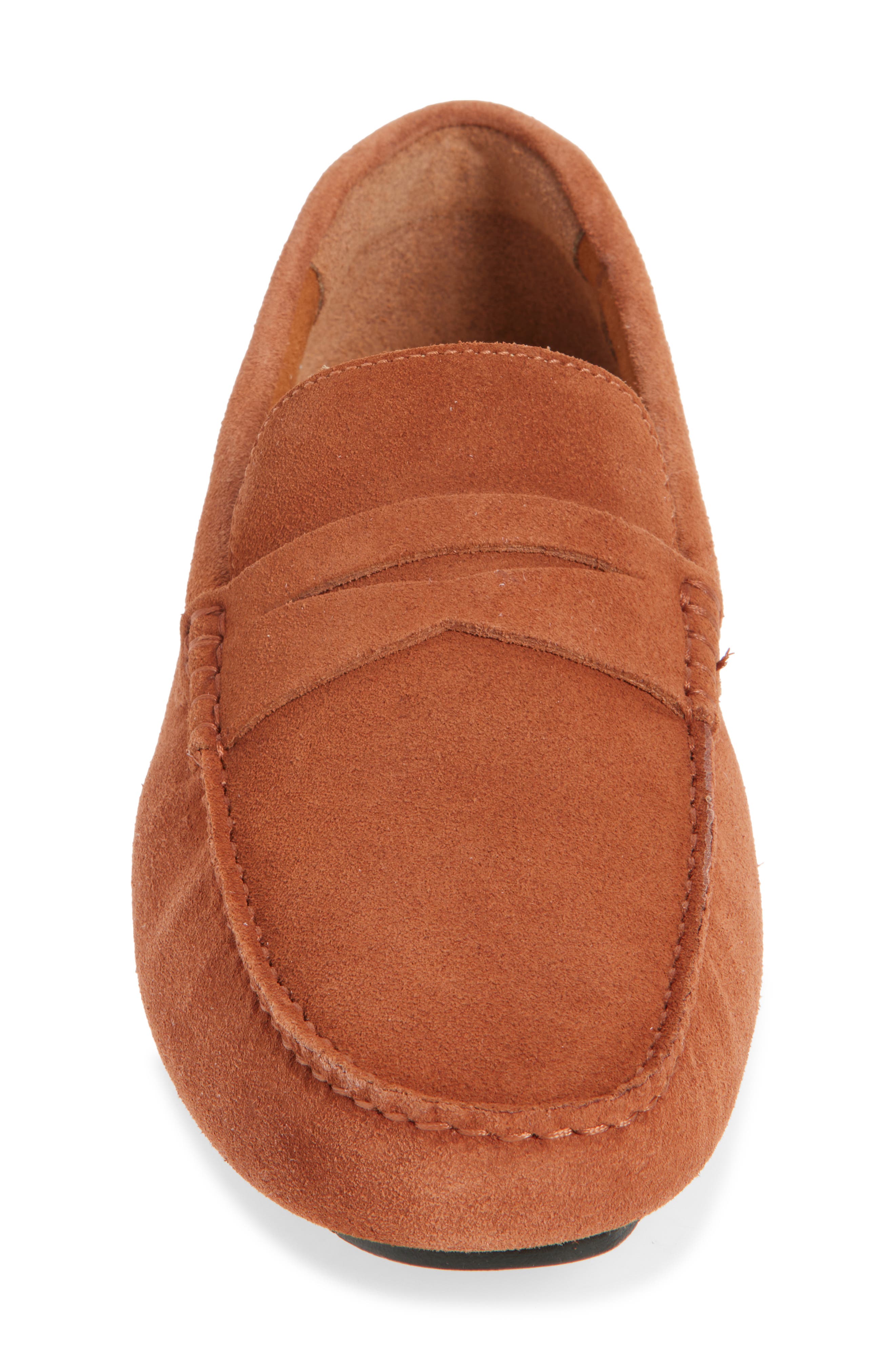 Nordstrom Cody Driving Loafer, Alternate, color, Rust Adobe