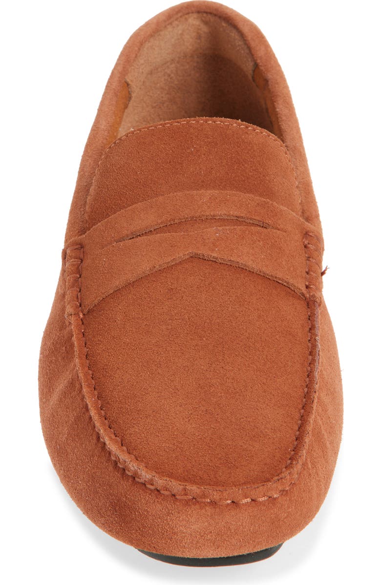 Nordstrom Cody Driving Loafer, Alternate, color, Rust Adobe