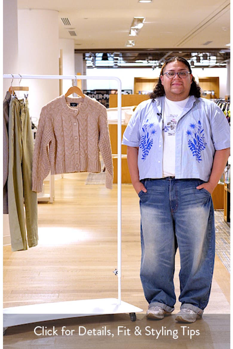 Harper Cable Knit Cardigan video