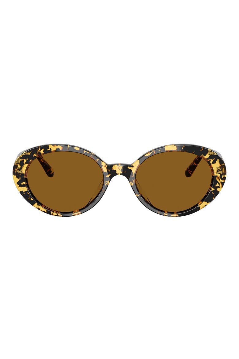 51mm Oval Sunglasses, Main, color, TOKYO TORTOISE / TRUE BROWN