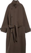 Lemaire Double Face Wool Wrap Coat