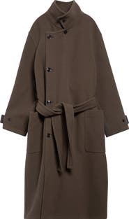 Lemaire Double Face Wool Wrap Coat