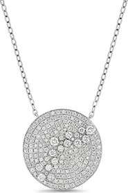 Bony Levy Mika Diamond Pavé Medallion Necklace (Online Trunk Show)